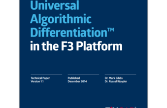 Universal Algorithmic Differentiation in the F3 Platform